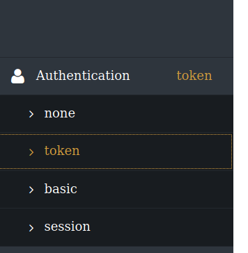 Set use token Authentication